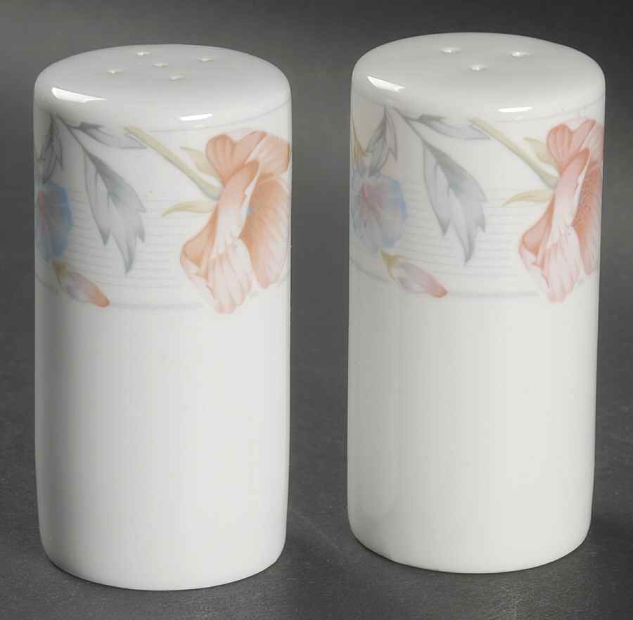 Flowers Salt & Pepper Set by Limoges-American-1