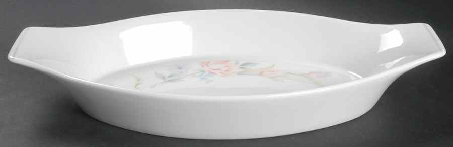 Flowers 12" Augratin by Limoges-American-1
