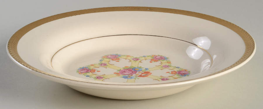 Fortune Large Rim Soup Bowl by Limoges-American-1