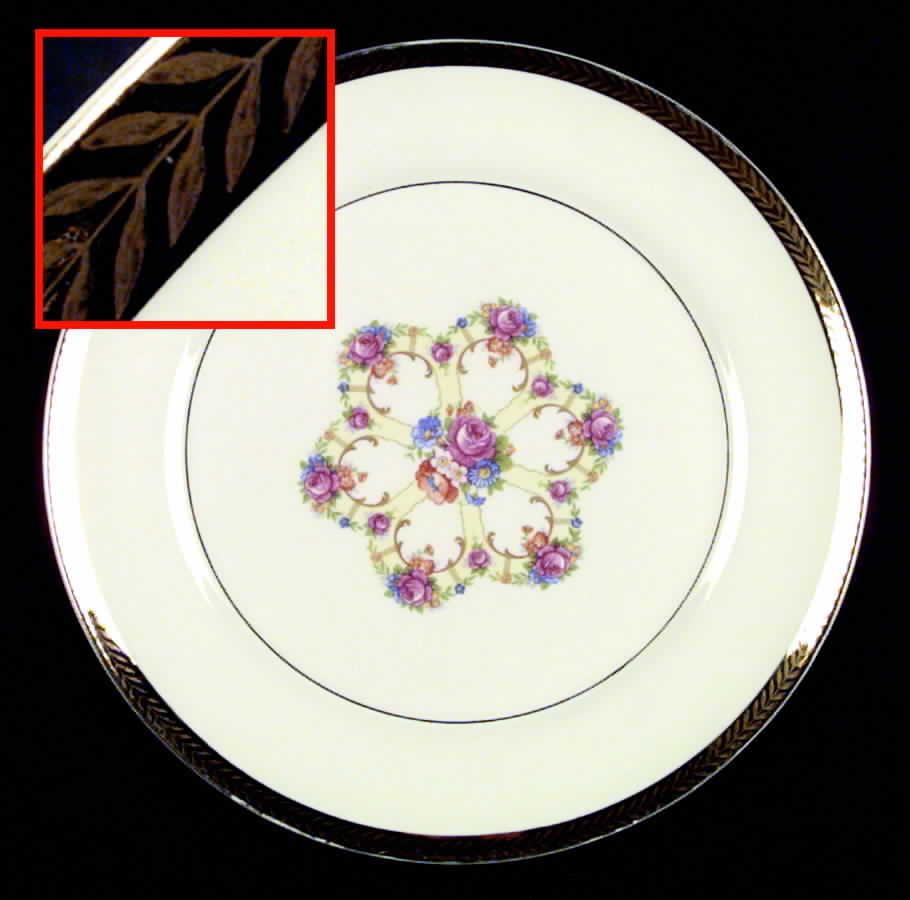 Fortune Dinner Plate by Limoges-American-1