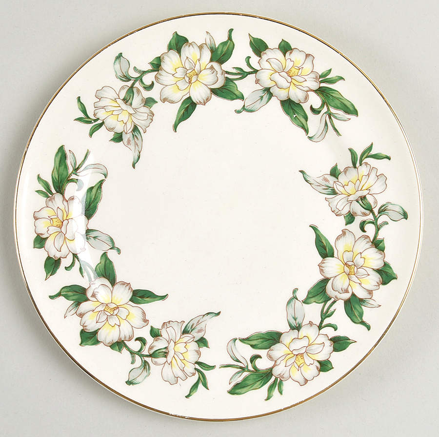 Gardenia Bread & Butter Plate by Limoges-American-1