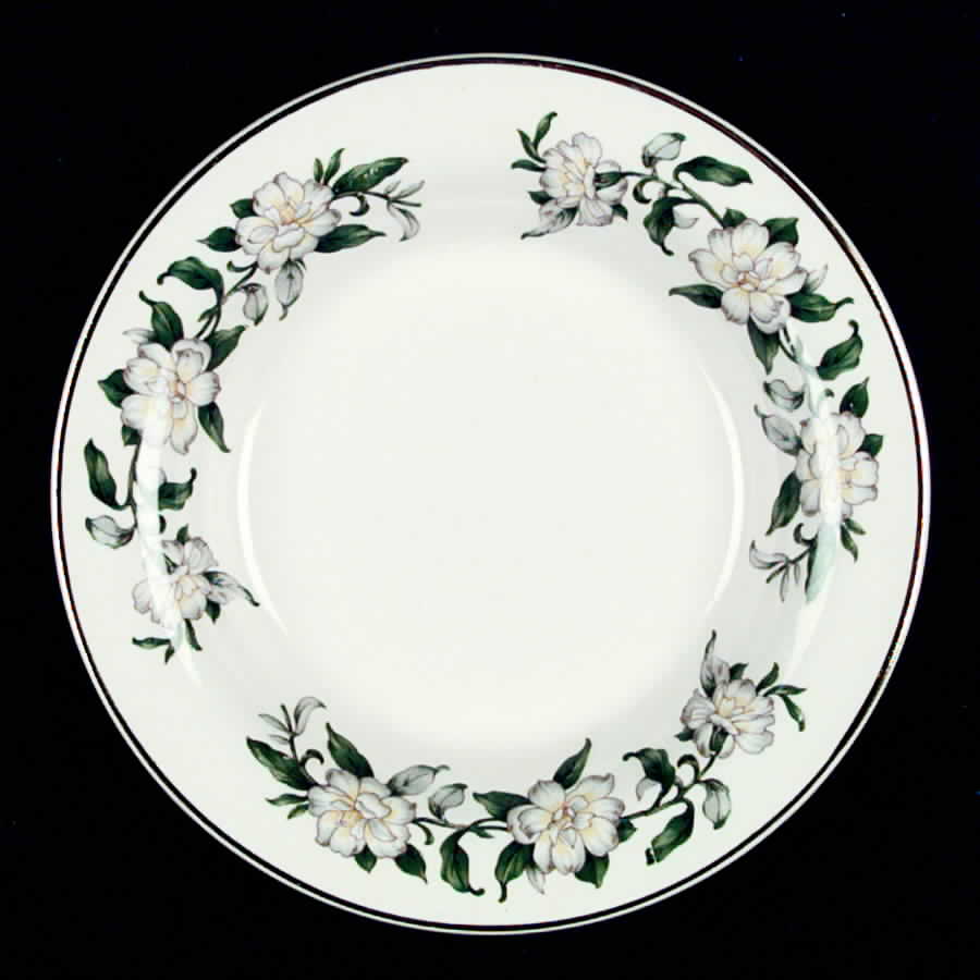 Gardenia Rim Soup Bowl by Limoges-American-1