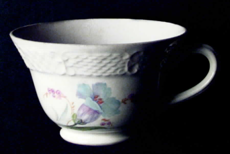 Gloria (Basketweave) Footed Cup by Limoges-American-1