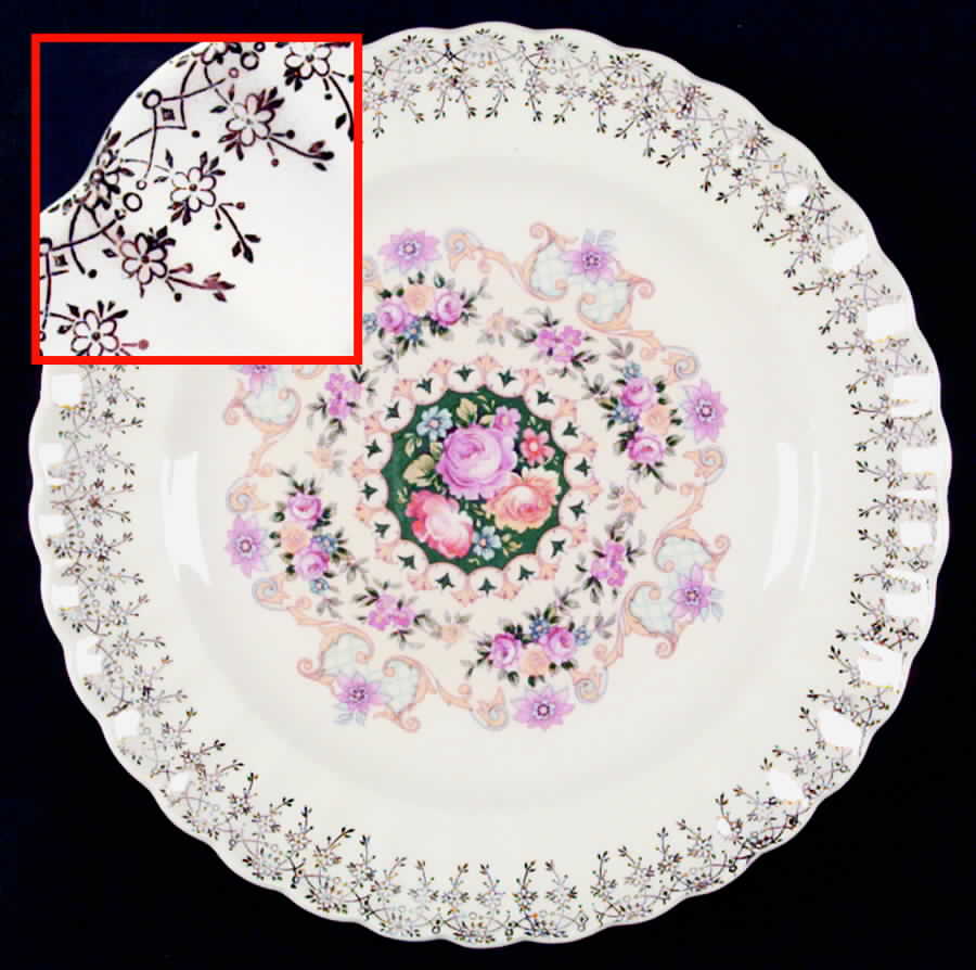 Good Housekeeping (Rim, Light Cream) Dinner Plate by Limoges-American-1