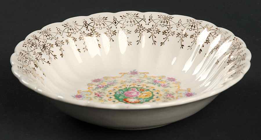 Good Housekeeping (Rim, Light Cream) Fruit/Dessert (Sauce) Bowl by Limoges-American-1