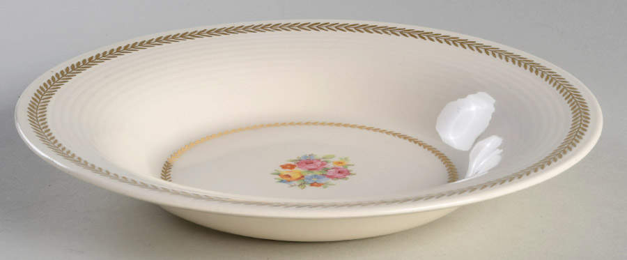 Golden Princess Rim Soup Bowl by Limoges-American-1