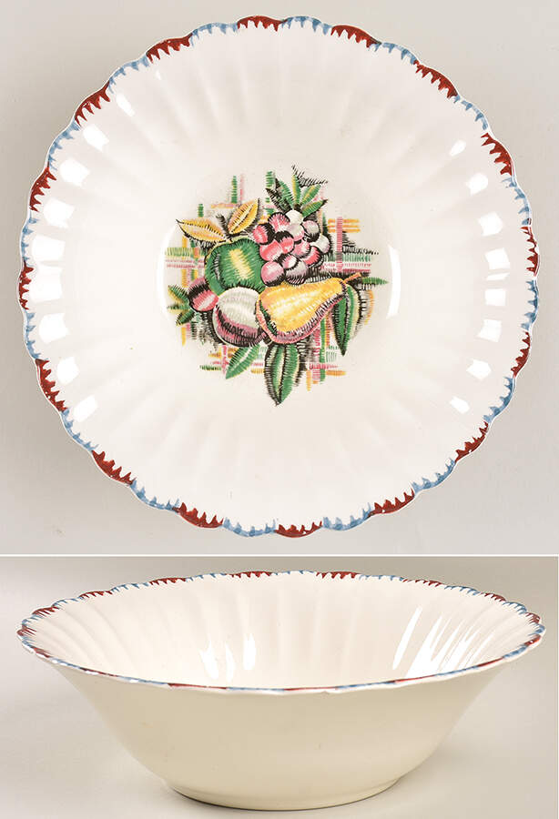 Harvest Monsoon 9" Round Vegetable Bowl by Limoges-American-1