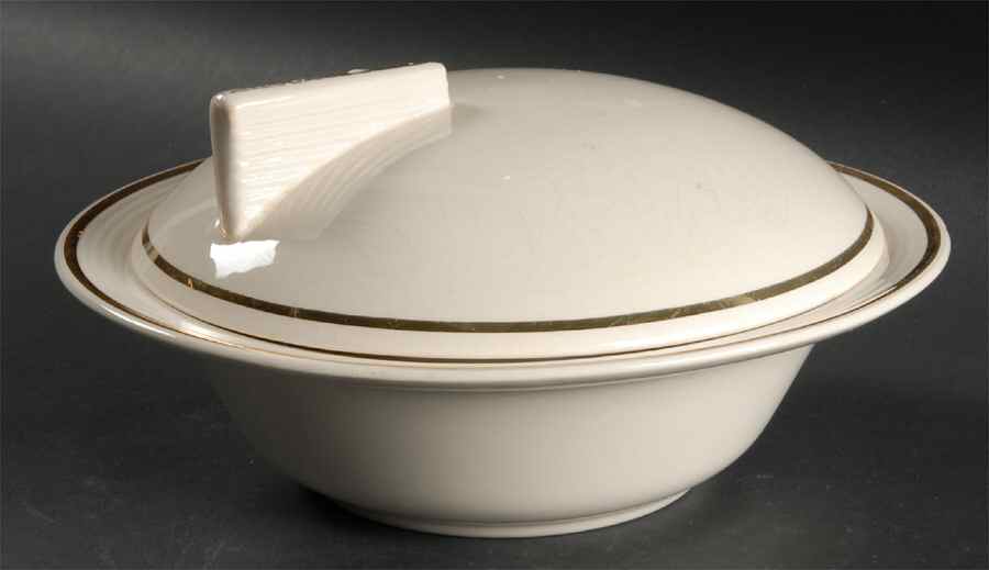 Hollywood Round Covered Vegetable by Limoges-American-1