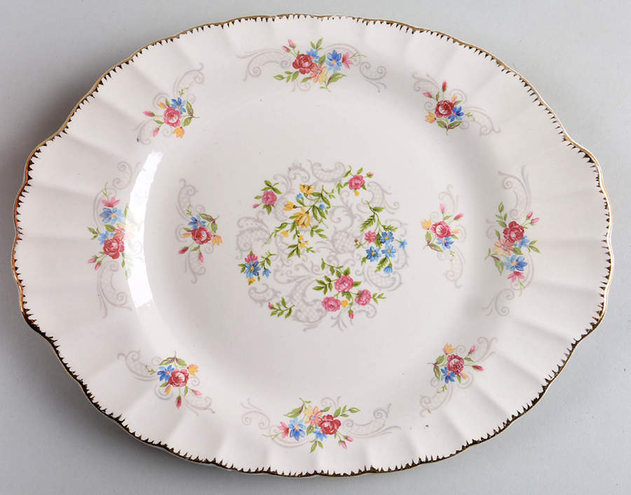 Jennie Lind 11" Oval Serving Platter by Limoges-American-1