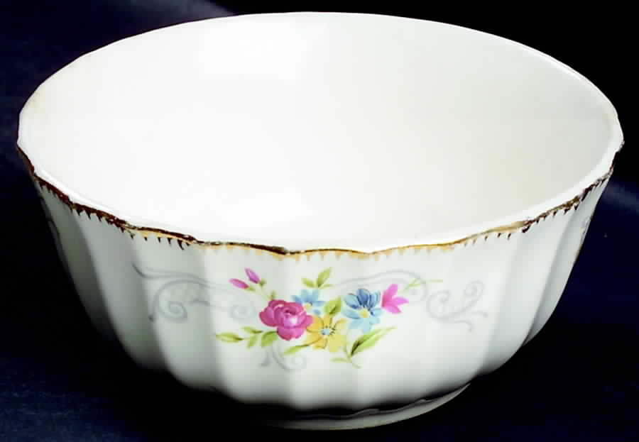 Jennie Lind Cranberry Bowl by Limoges-American-1