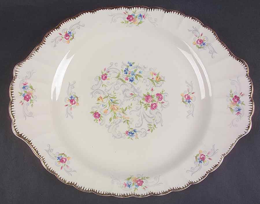 Jennie Lind 15" Oval Serving Platter by Limoges-American-1