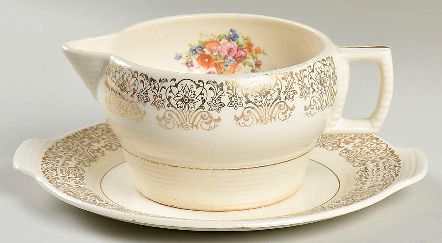 Juliet Gravy Boat & Underplate by Limoges-American-1