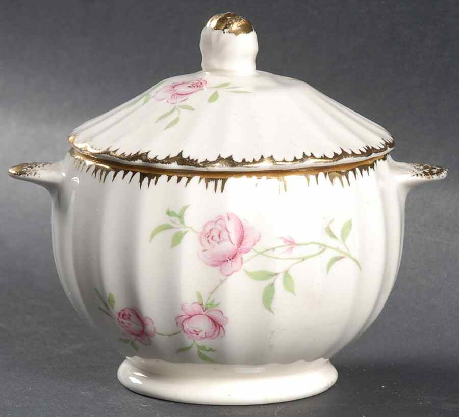 Keepsake Sugar Bowl & Lid by Limoges-American-1