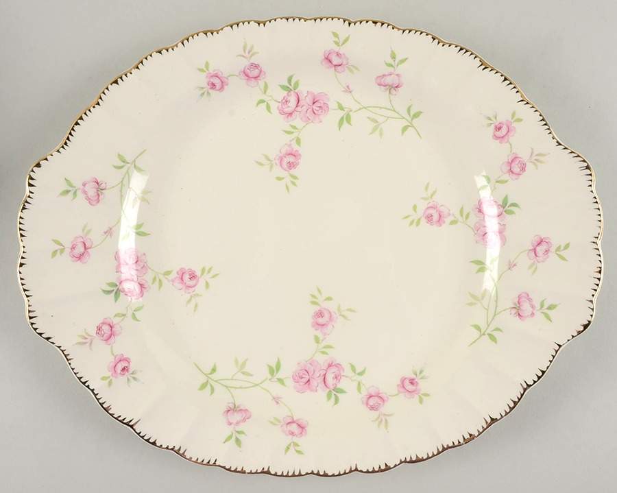 Keepsake 13" Oval Serving Platter by Limoges-American-1