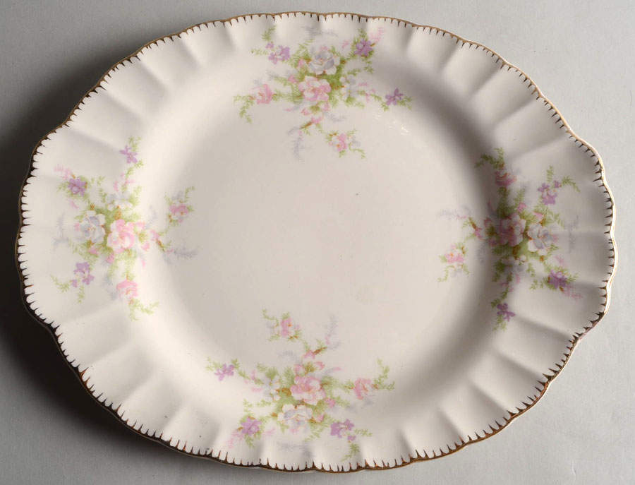 La France 12" Oval Serving Platter by Limoges-American-1
