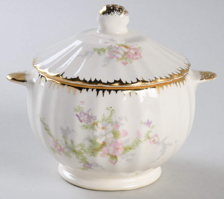 La France Sugar Bowl & Lid by Limoges-American-1