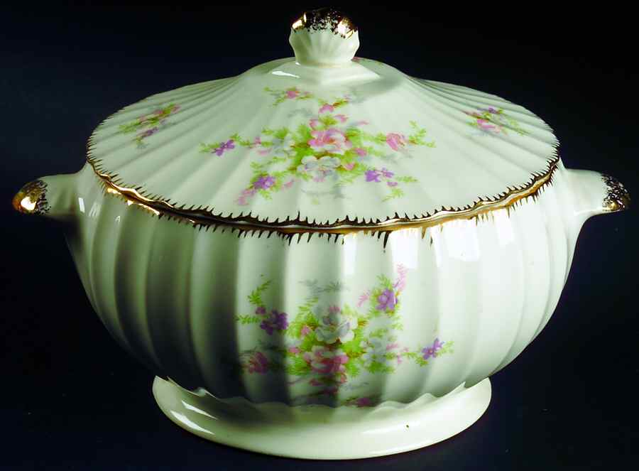 La France Round Covered Vegetable by Limoges-American-1