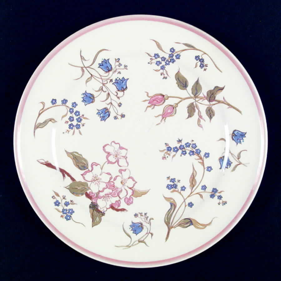 Language of Flowers Dinner Plate by Limoges-American-1