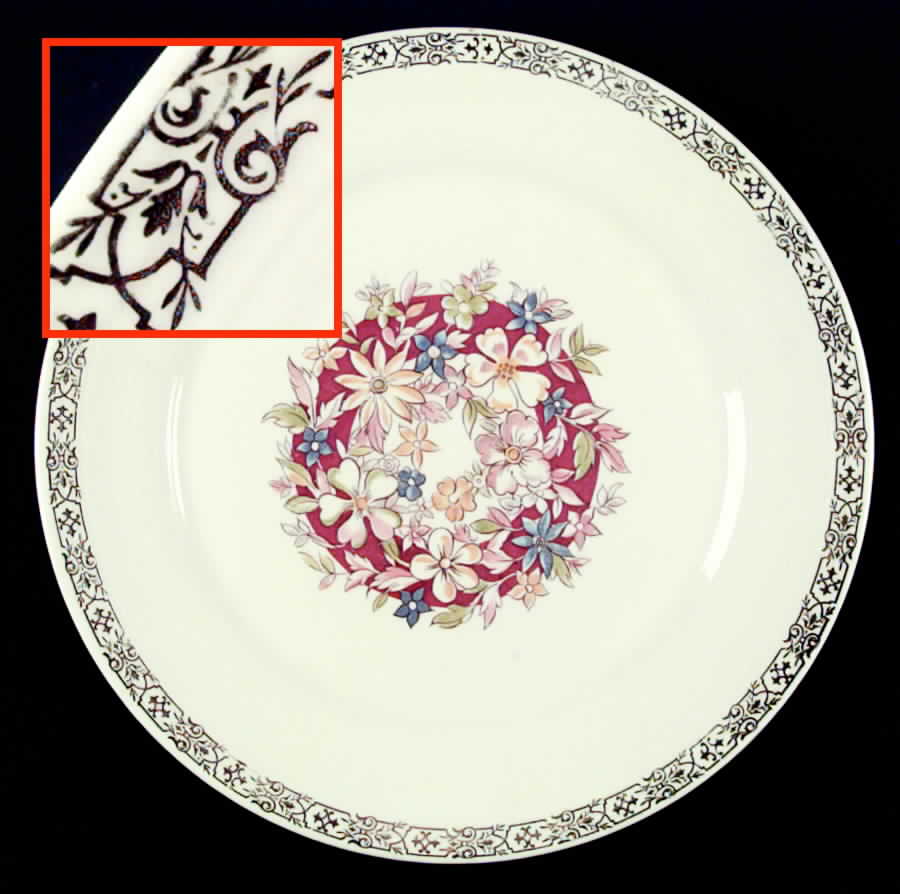 Lamour Dinner Plate by Limoges-American-1