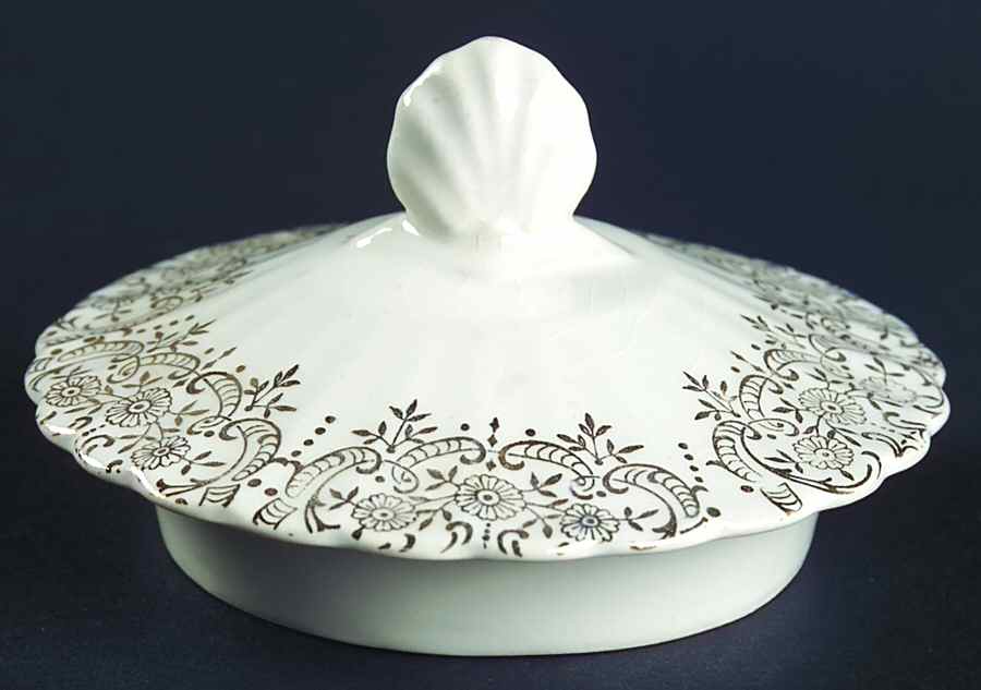 Le Fleur Rouge Lid for Teapot by Limoges-American-1