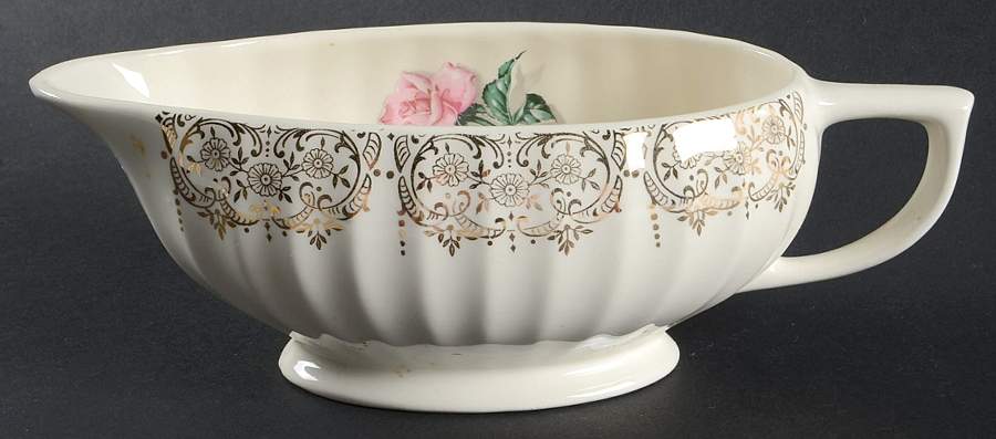 Le Fleur Rouge Gravy Boat by Limoges-American-1