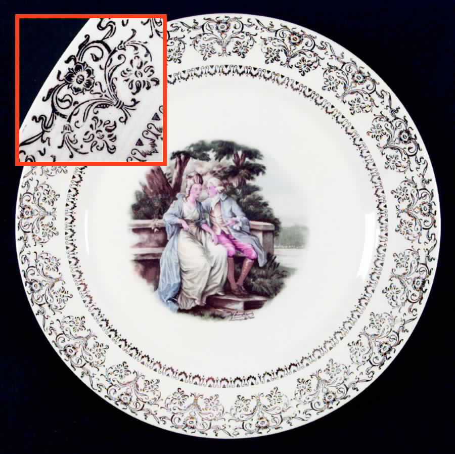 Loveseat Dinner Plate by Limoges-American-1