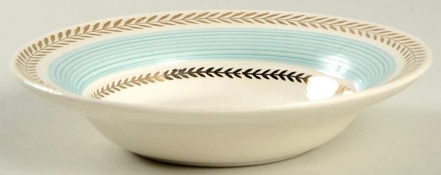 Lyceum Blue Fruit/Dessert (Sauce) Bowl by Limoges-American-1