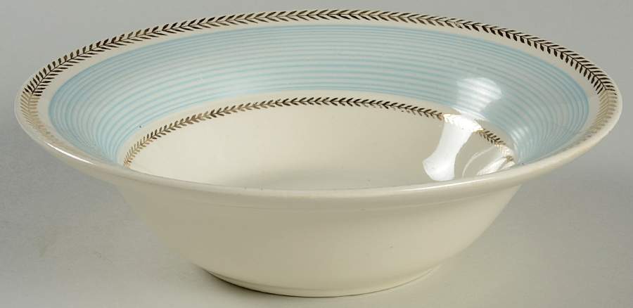 Lyceum Blue 8" Round Vegetable Bowl by Limoges-American-1