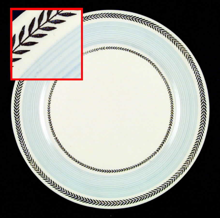 Lyceum Blue Dinner Plate by Limoges-American-1