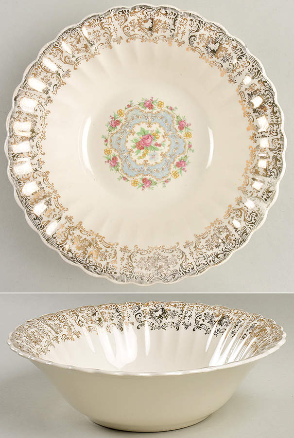 Lyric 9" Round Vegetable Bowl by Limoges-American-1