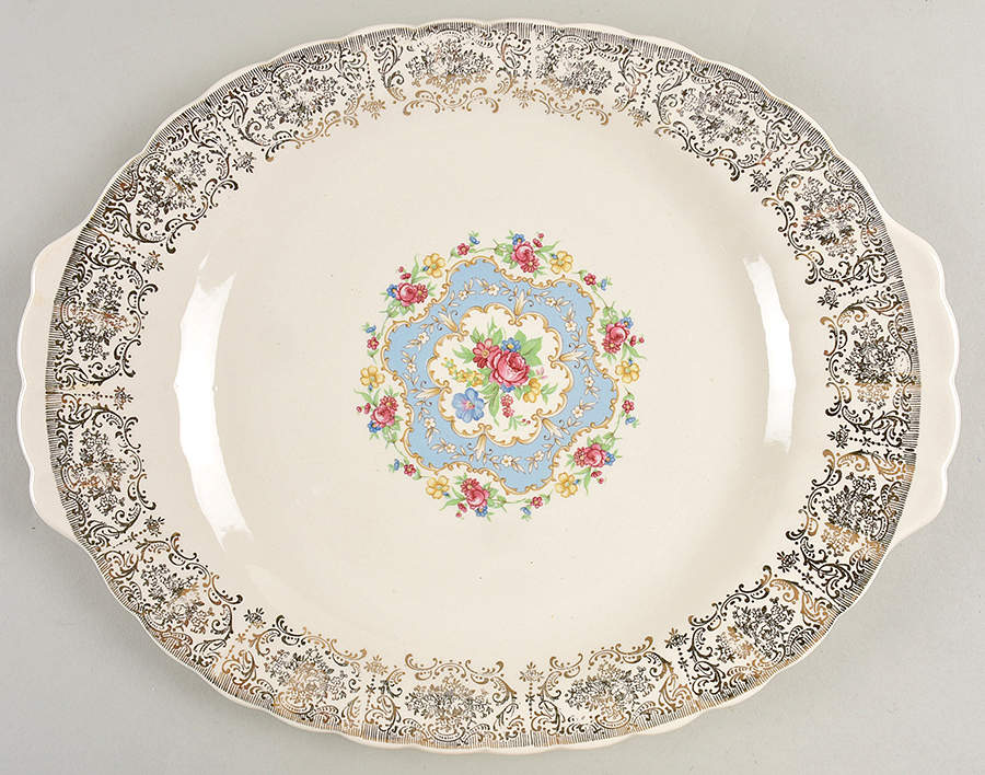 Lyric 13" Oval Serving Platter by Limoges-American-1