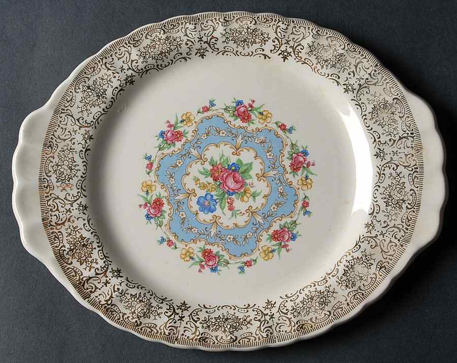 Lyric Relish/Gravy Underplate by Limoges-American-1
