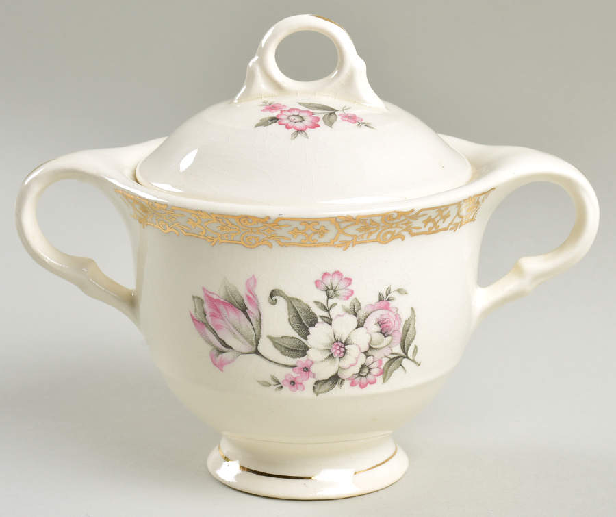 Masterpiece Sugar Bowl & Lid by Limoges-American-1