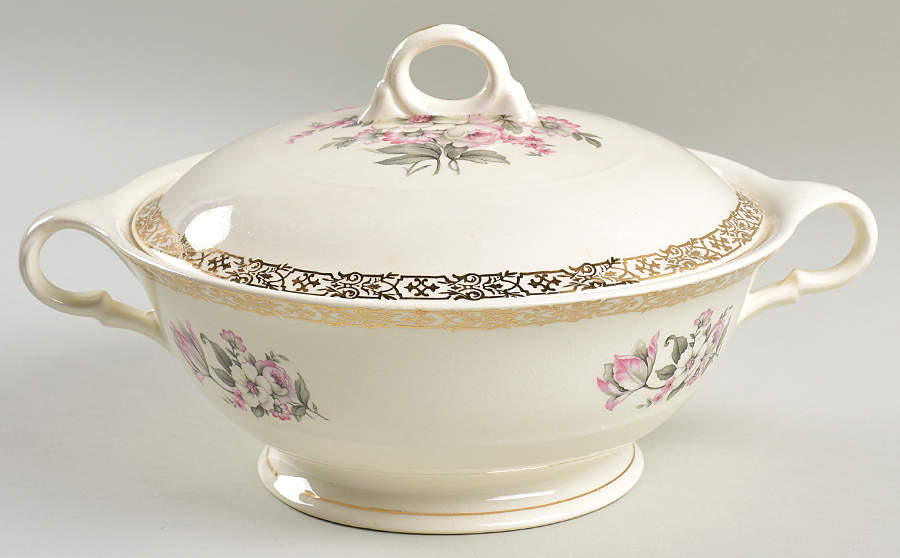 Masterpiece Round Covered Vegetable by Limoges-American-1