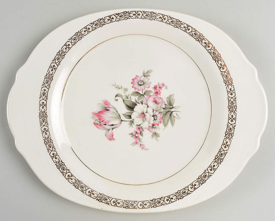 Masterpiece 12" Oval Serving Platter by Limoges-American-1