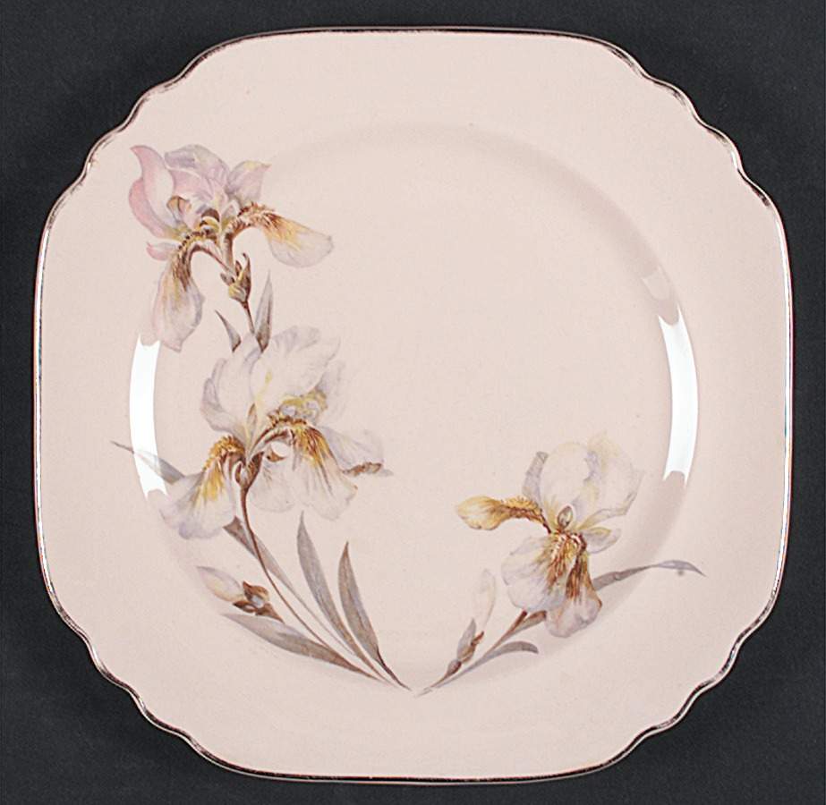 May Flower Luncheon Plate by Limoges-American-1