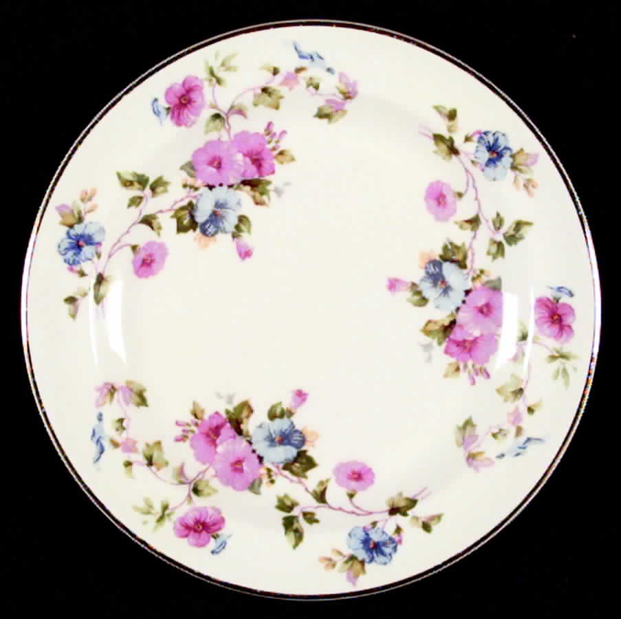 Morning Flower Bread & Butter Plate by Limoges-American-1