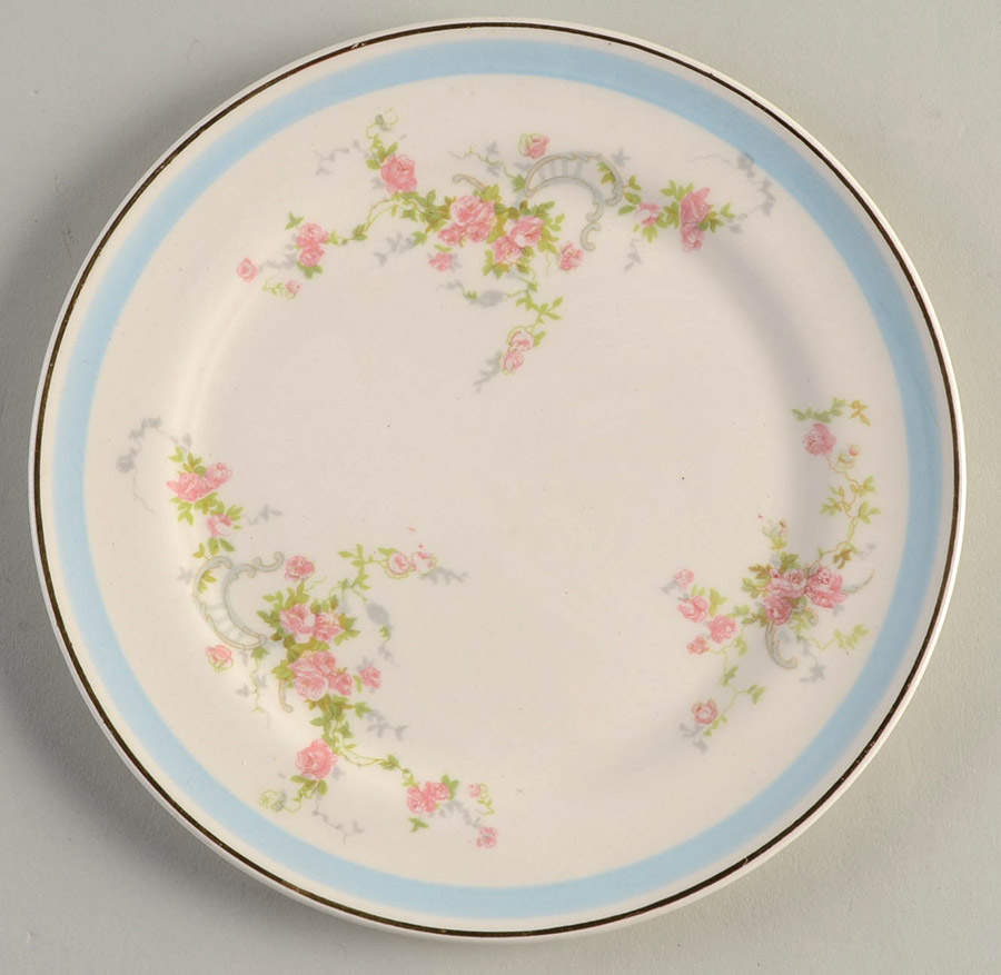 Nancy Rose Bread & Butter Plate by Limoges-American-1