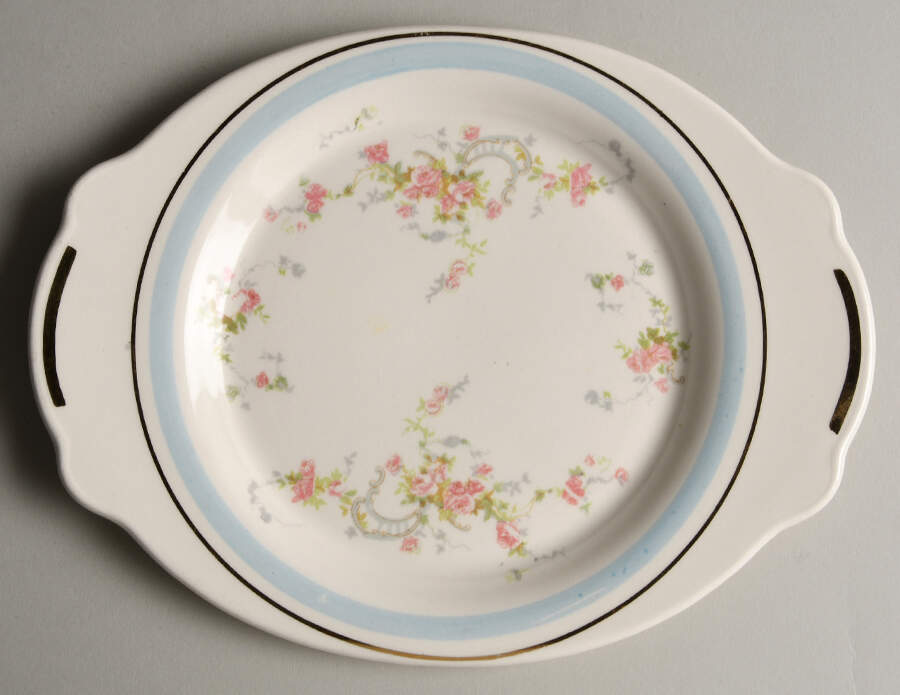 Nancy Rose Underplate for Gravy Boat by Limoges-American-1
