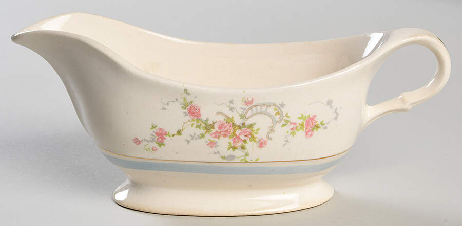 Nancy Rose Gravy Boat by Limoges-American-1
