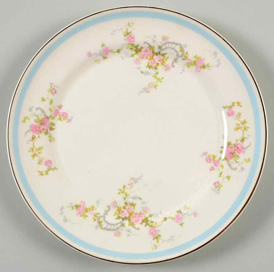 Nancy Rose Salad Plate by Limoges-American-1