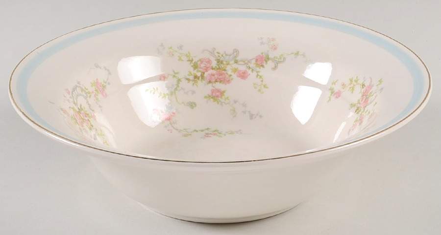Nancy Rose 8" Round Vegetable Bowl by Limoges-American-1