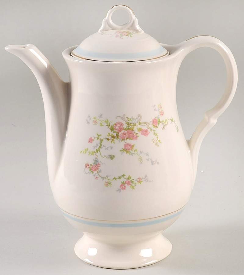 Nancy Rose Coffee Pot & Lid by Limoges-American-1