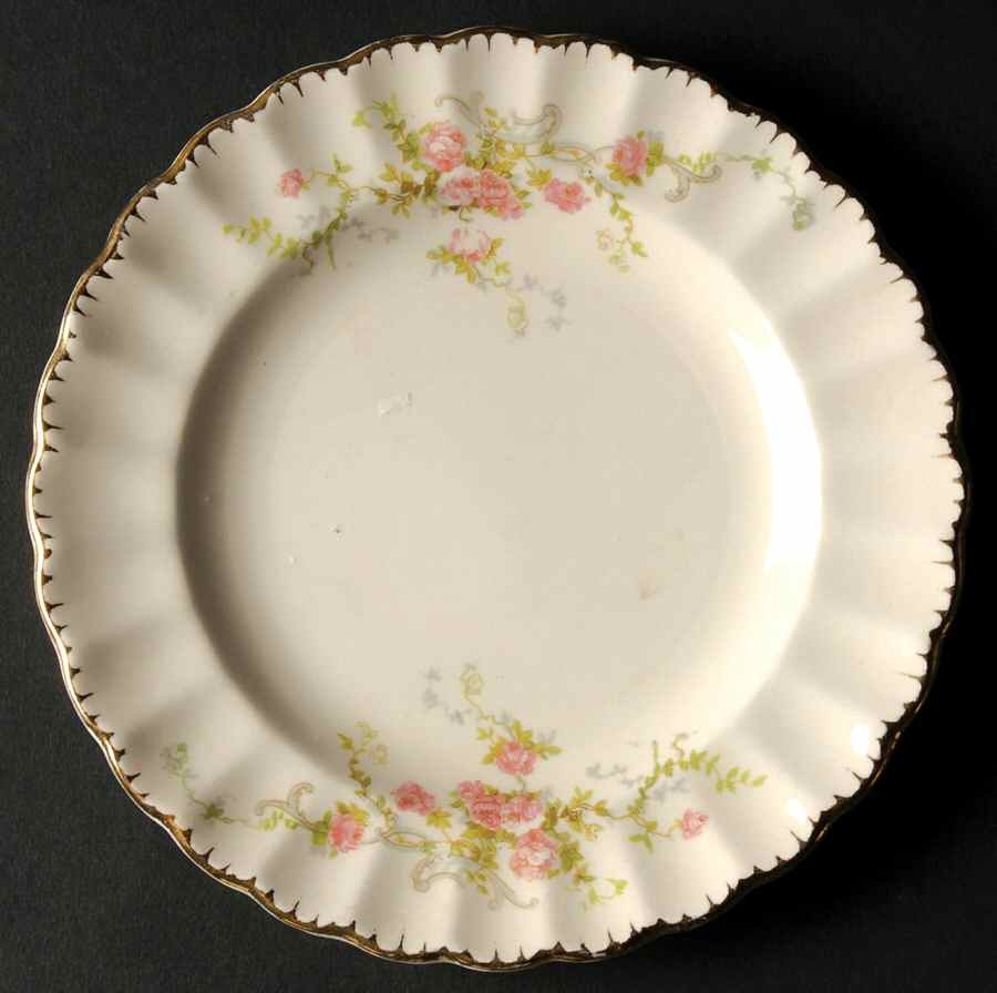 Nancy Rose Bread & Butter Plate by Limoges-American-1