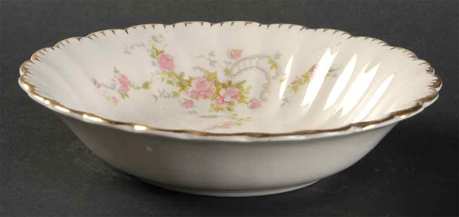 Nancy Rose Fruit/Dessert (Sauce) Bowl by Limoges-American-1