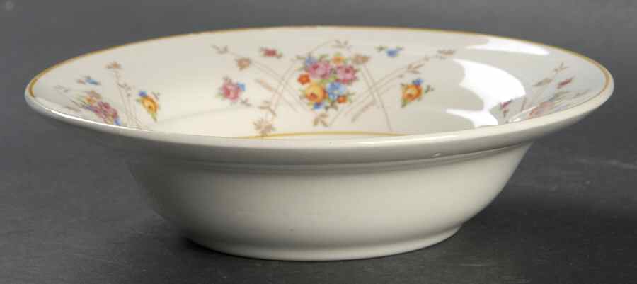 New Princess (Smooth, Yellow Trim) Rim Cereal Bowl by Limoges-American-1