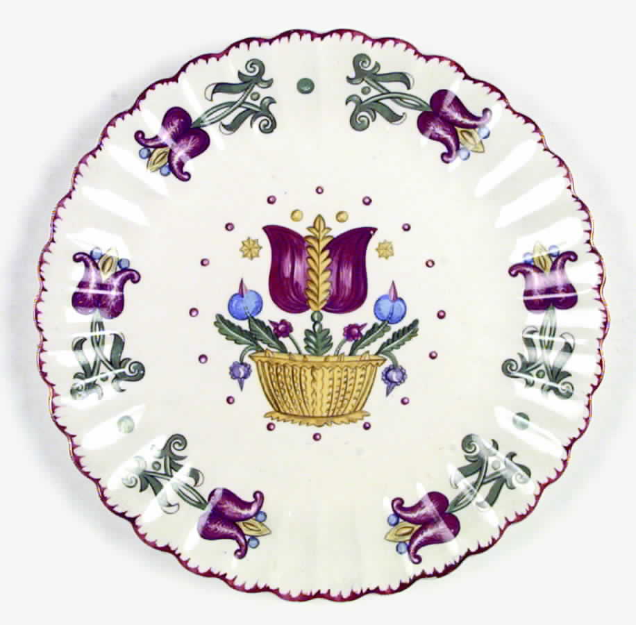 Old Dutch Dinner Plate by Limoges-American-1