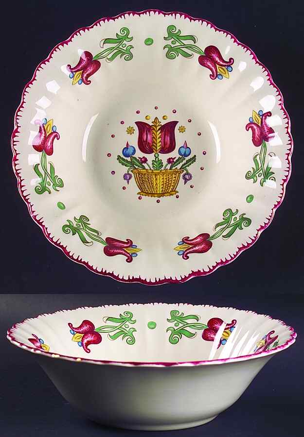 Old Dutch 8" Round Vegetable Bowl by Limoges-American-1