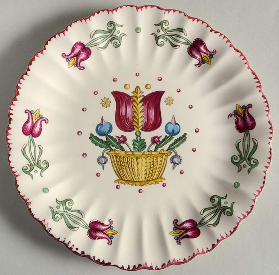 Old Dutch Salad Plate by Limoges-American-1