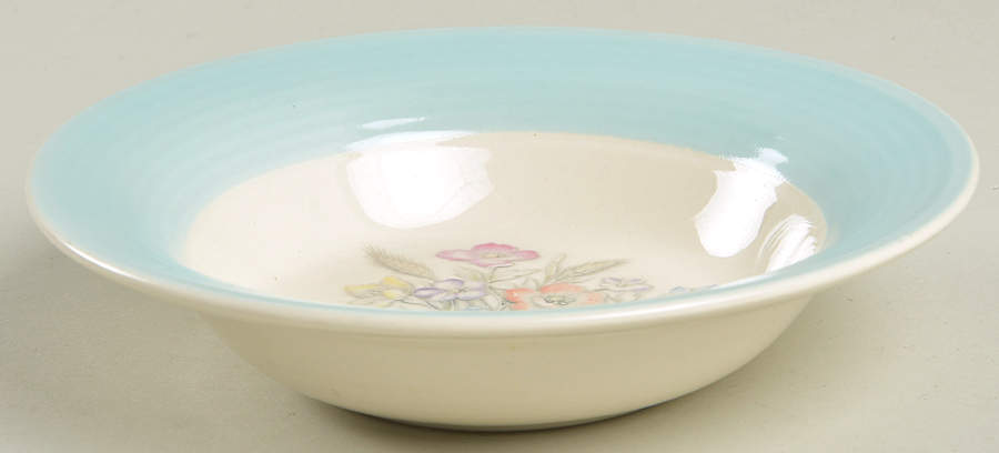 Oslo Blue Fruit/Dessert (Sauce) Bowl by Limoges-American-1